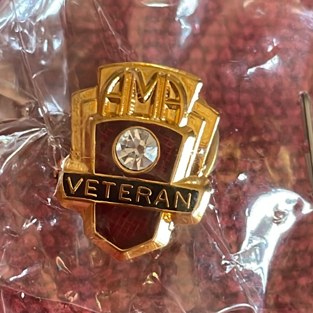 American Motorcycle Association VETERAN Pin
